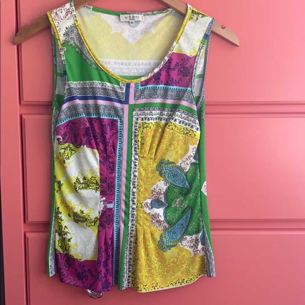 Etro Milano patterned tank top